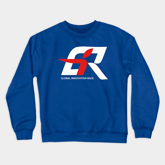 Global Innovation Race Crewneck Sweatshirt by HIDENbehindAroc